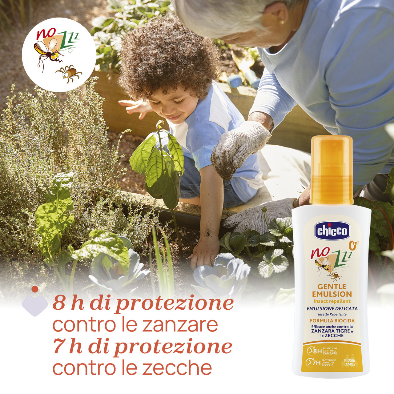 Chicco NoZzz Emulsione Delicata Insetto repellente Chicco - 2