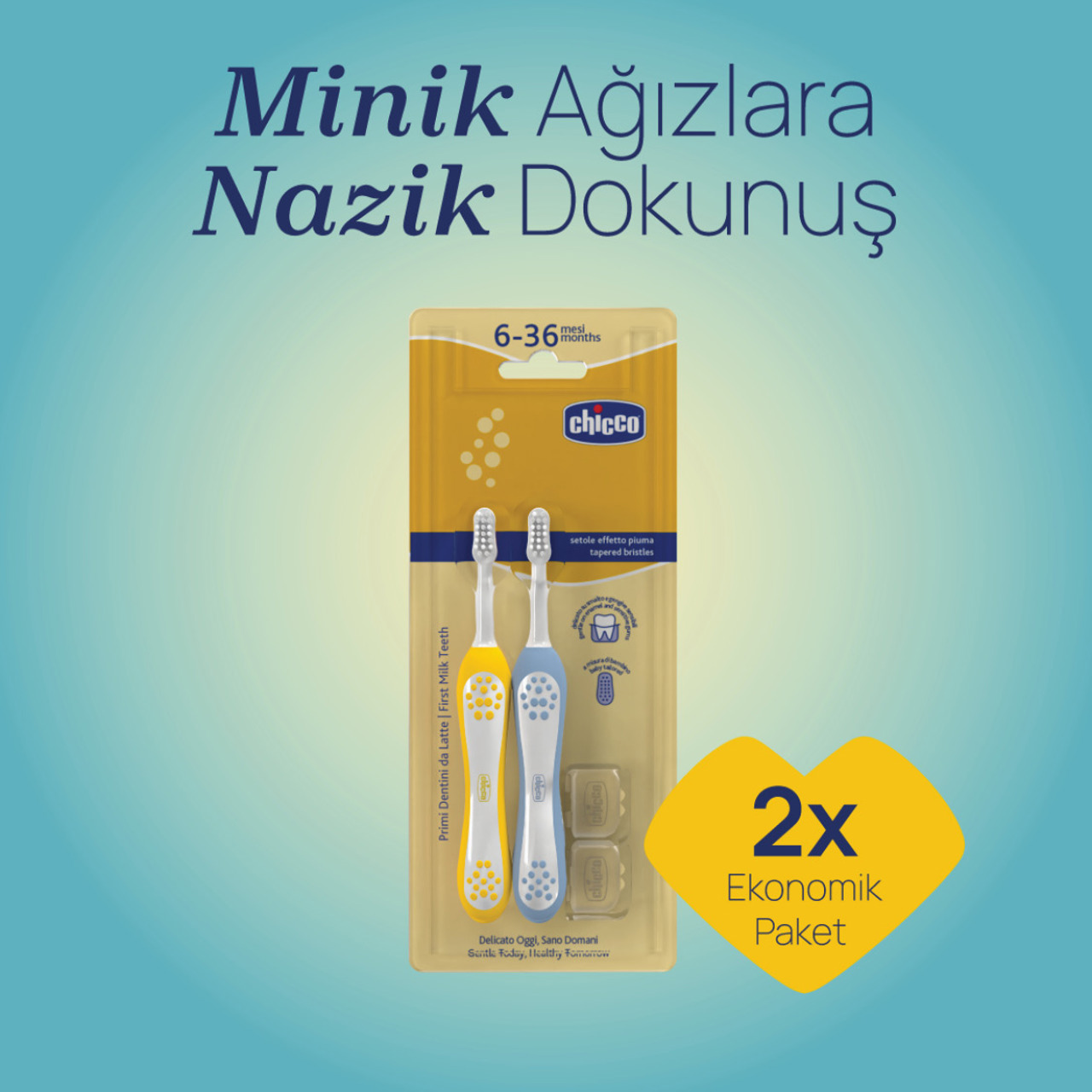 2'Lİ DİŞ FIR&Ccedil;ASI 6-36 AY  null - 3