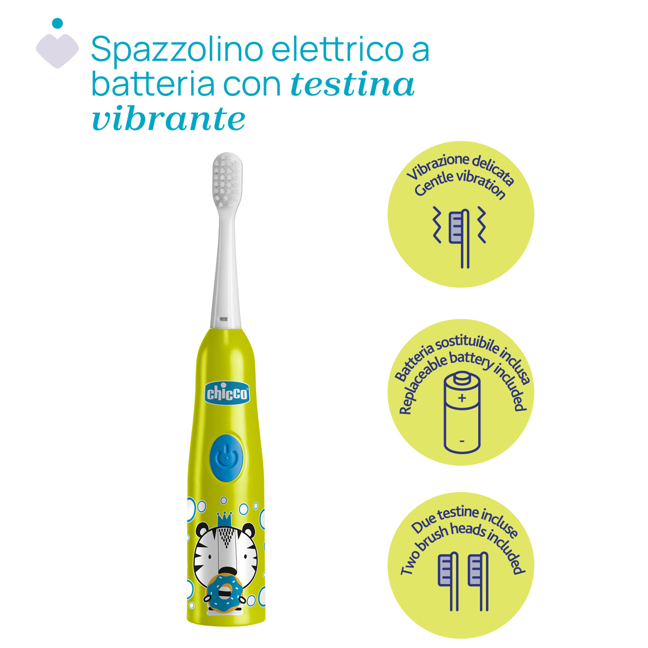 Spazzolino elettrico tigre 3 anni null - 2