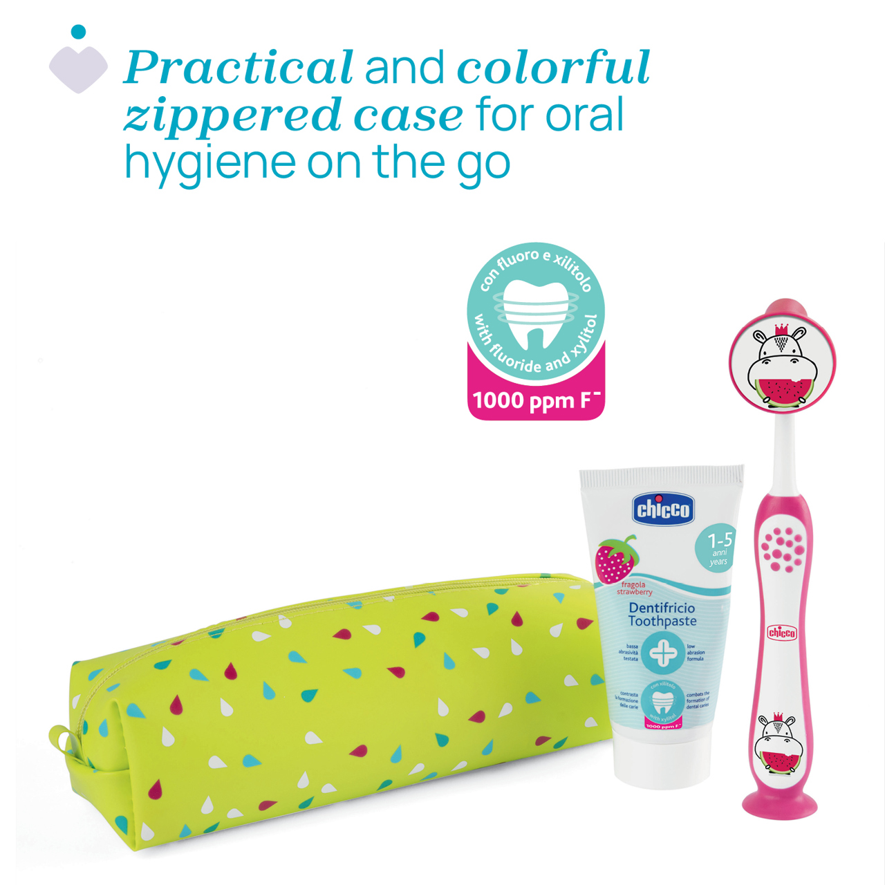 Conjunto Higiene Oral 36M+ Chicco - 1