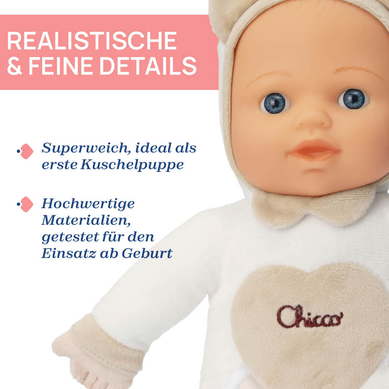 Kuschelpuppe mit Beißring – My First Doll null - 2