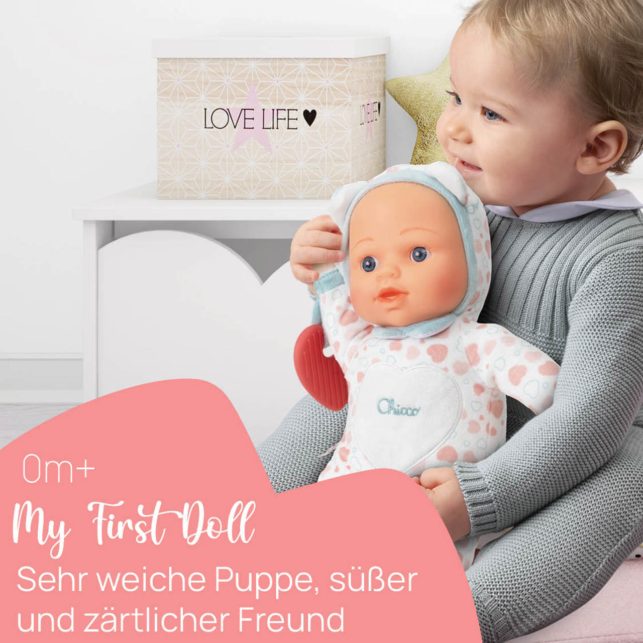 Kuschelpuppe mit Beißring – My First Doll null - 3