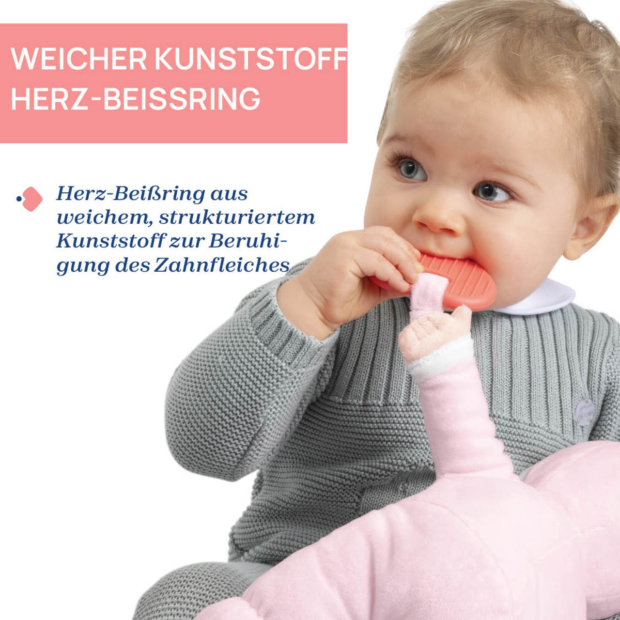 Kuschelpuppe mit Beißring – My First Doll null - 4