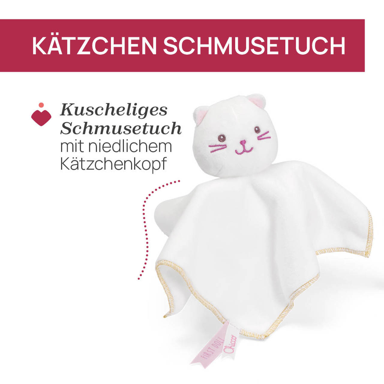 Puppenset mit Schnuffeltuch und Bei&szlig;ring &ndash; My First Doll null - 4