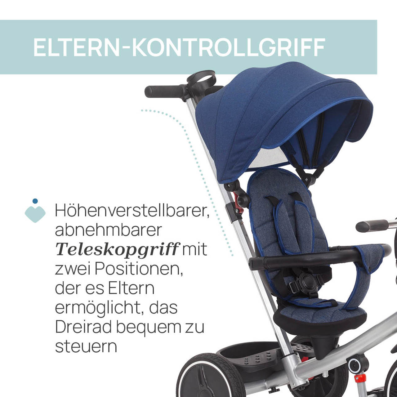 4in1 mitwachsendes Dreirad null - 3