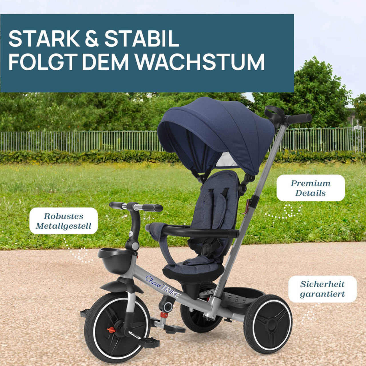 4in1 MITWACHSENDES DREIRAD null - 2