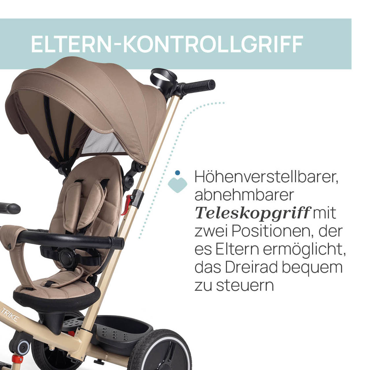 4in1 mitwachsendes Dreirad null - 3