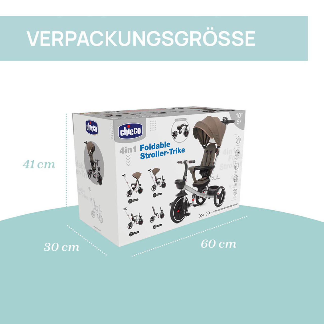 4in1 mitwachsendes Dreirad null - 5