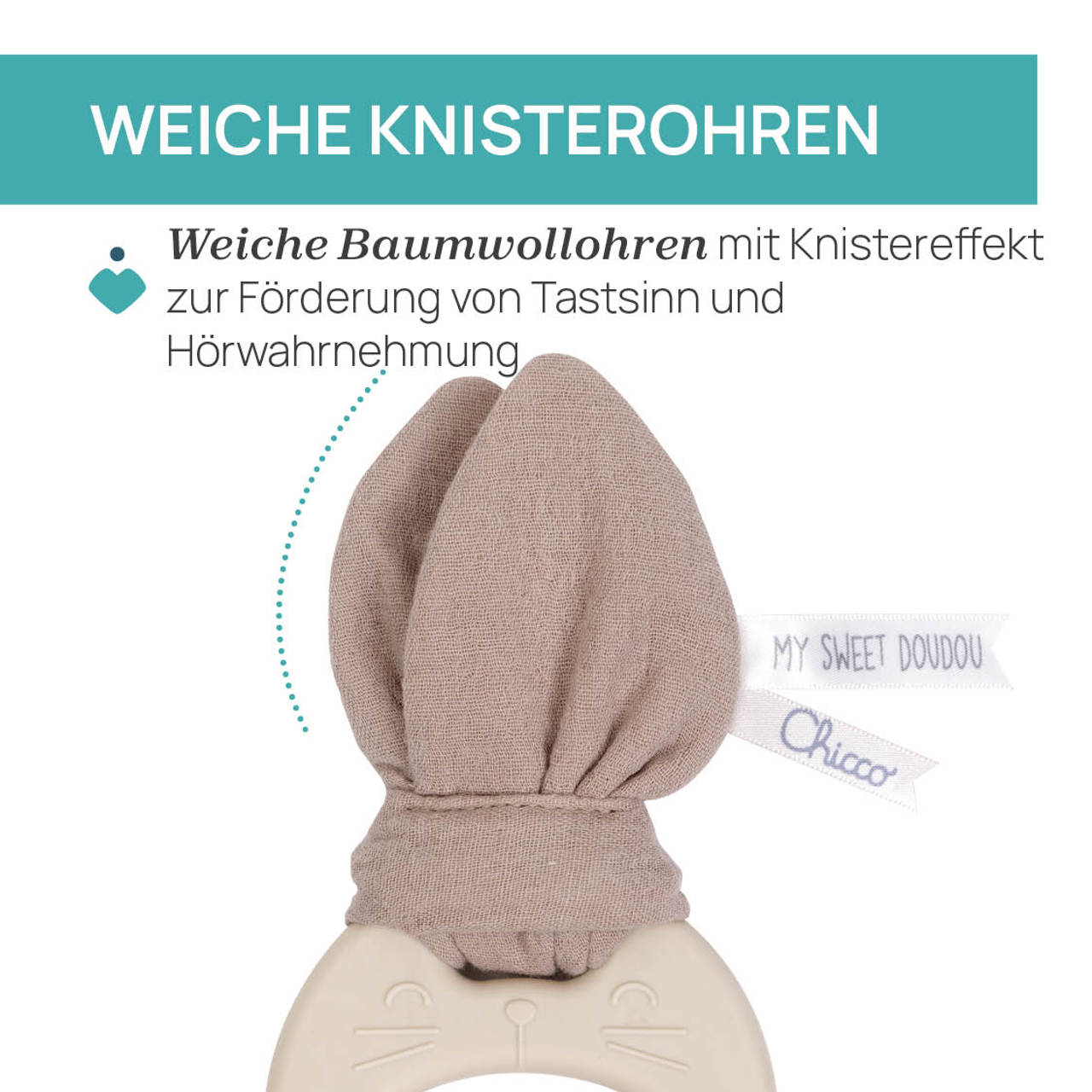 Sanfter Bei&szlig;ring Hase null - 3