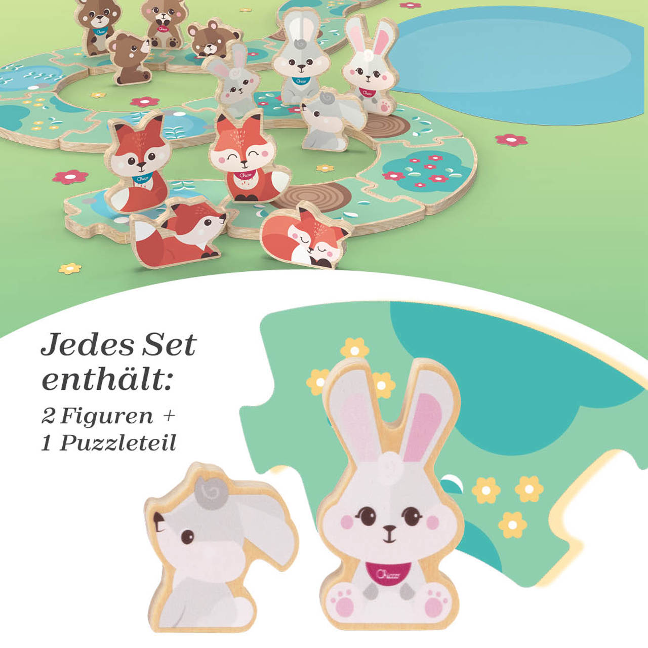 SET: 2 HASEN - MAMA- MY WOOD FRIENDS null - 1