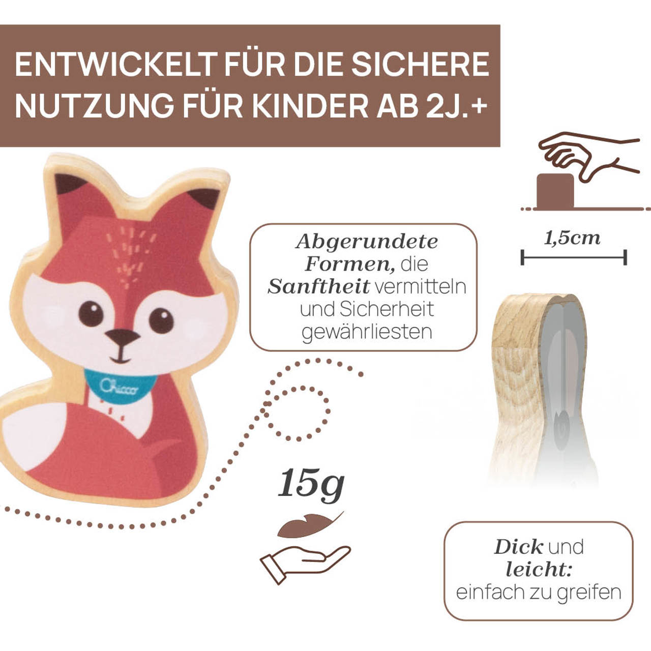 SET: 2 FÜCHSE - PAPA - MY WOOD FRIENDS null - 2