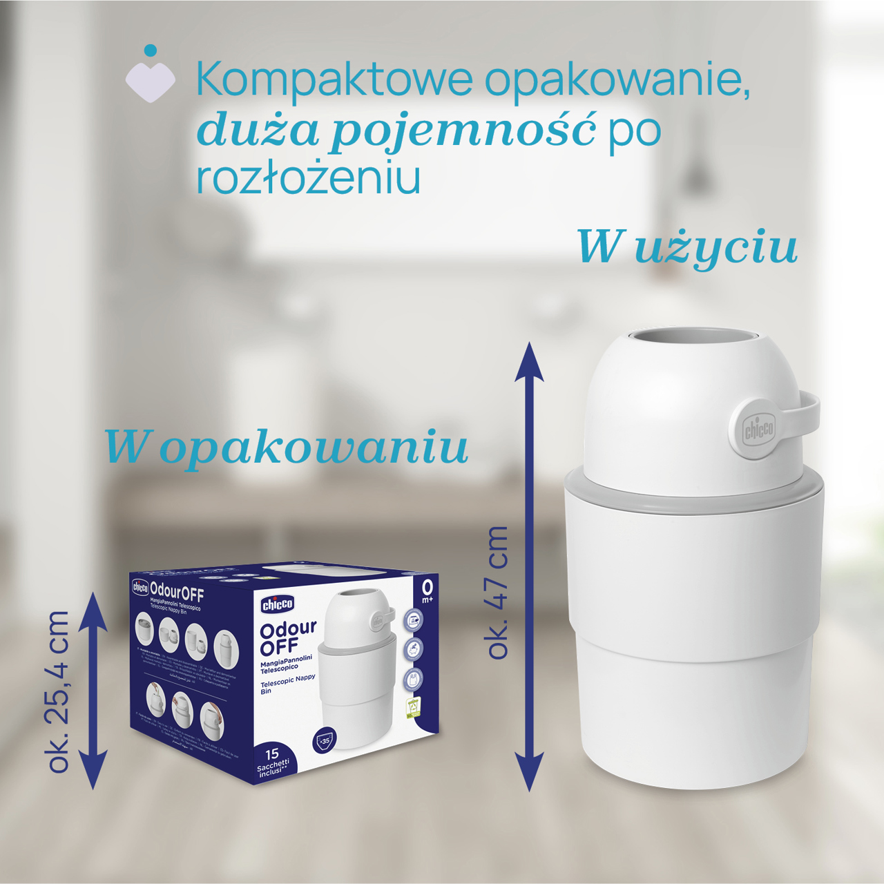 TELESKOPOWY KOSZ NA PIELUCHY  null - 3