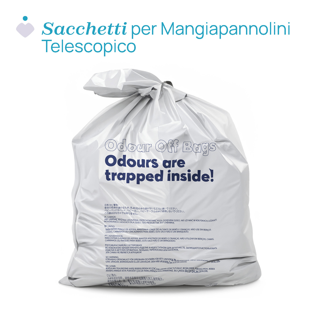Sacchetti per mangiapannolini telescopico null - 1