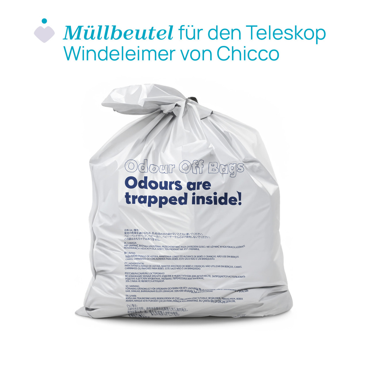 Müllbeutel Odour Off, 3x15 Stück null - 1