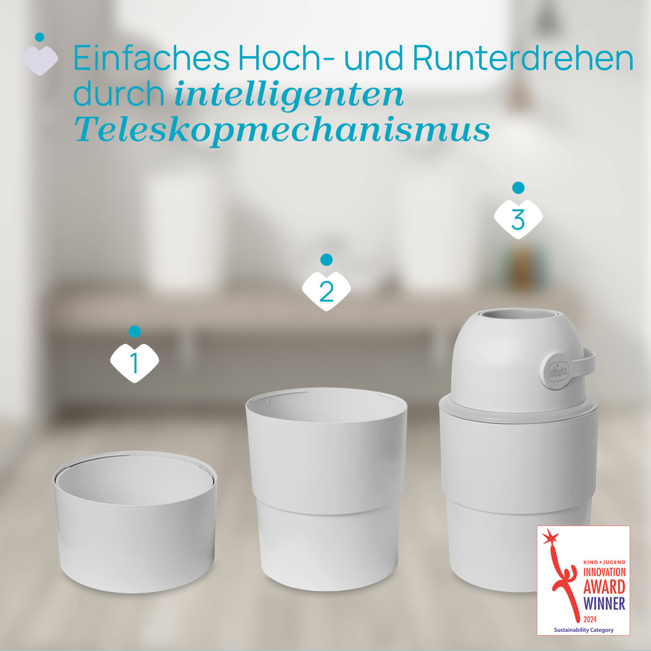 Teleskop Windeleimer Odour Off null - 3