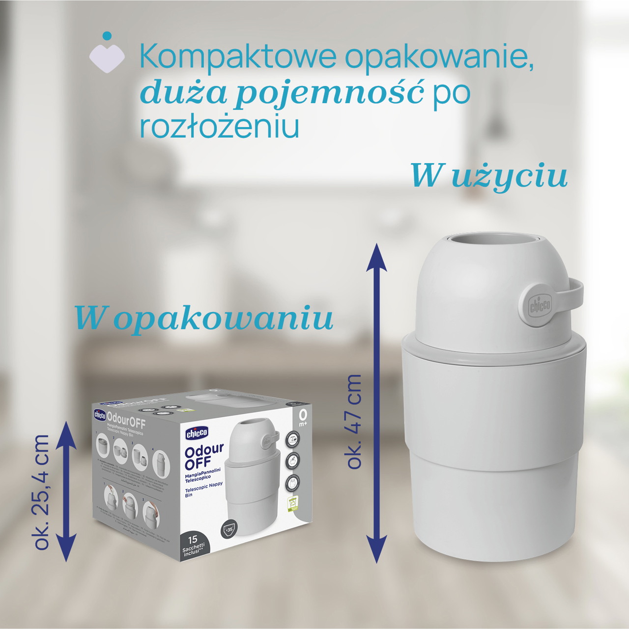 TELESKOPOWY KOSZ NA PIELUCHY  null - 3