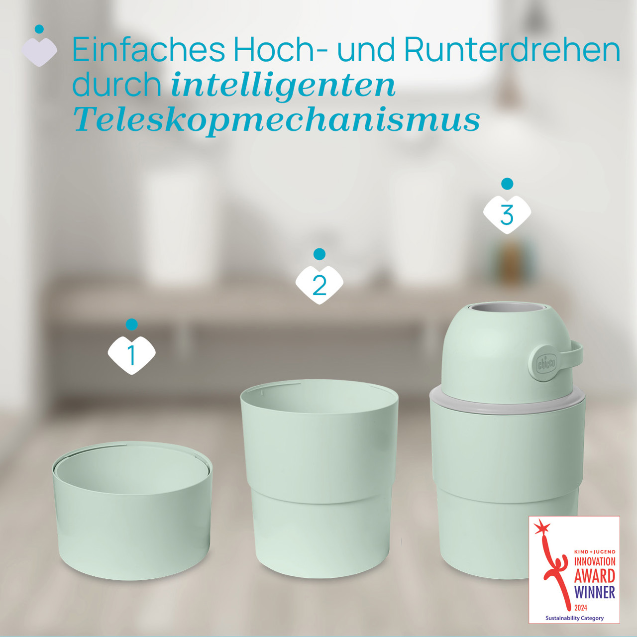 Teleskop Windeleimer Odour Off null - 3