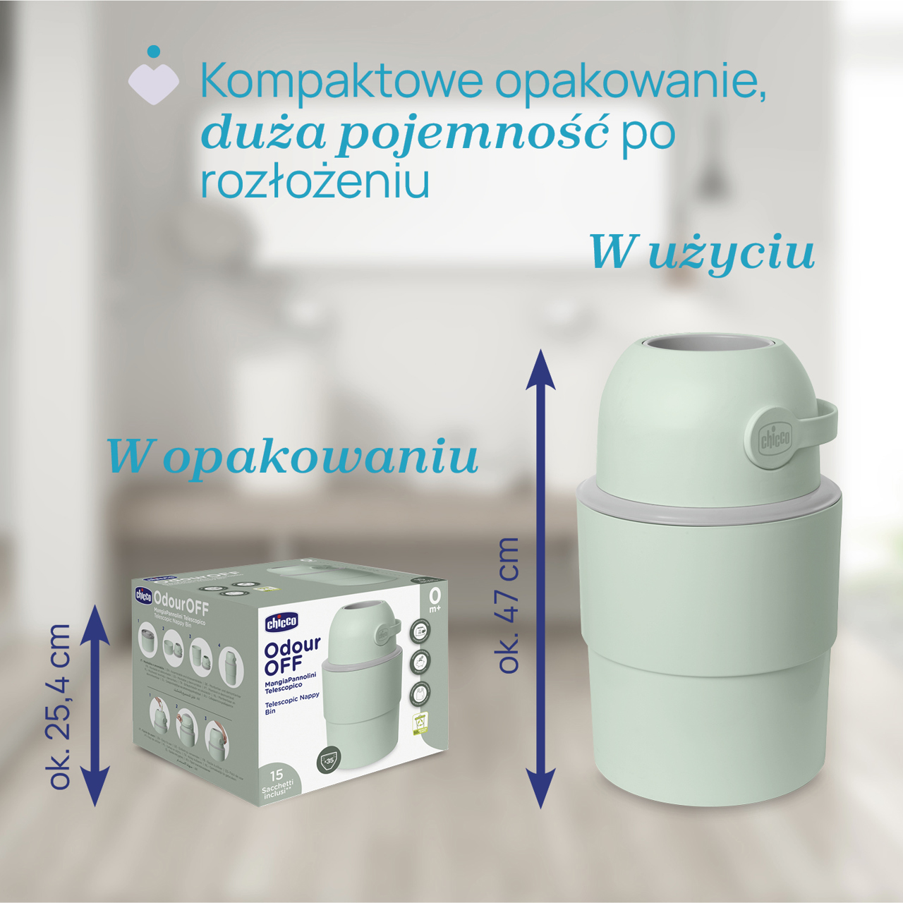 TELESKOPOWY KOSZ NA PIELUCHY  null - 3