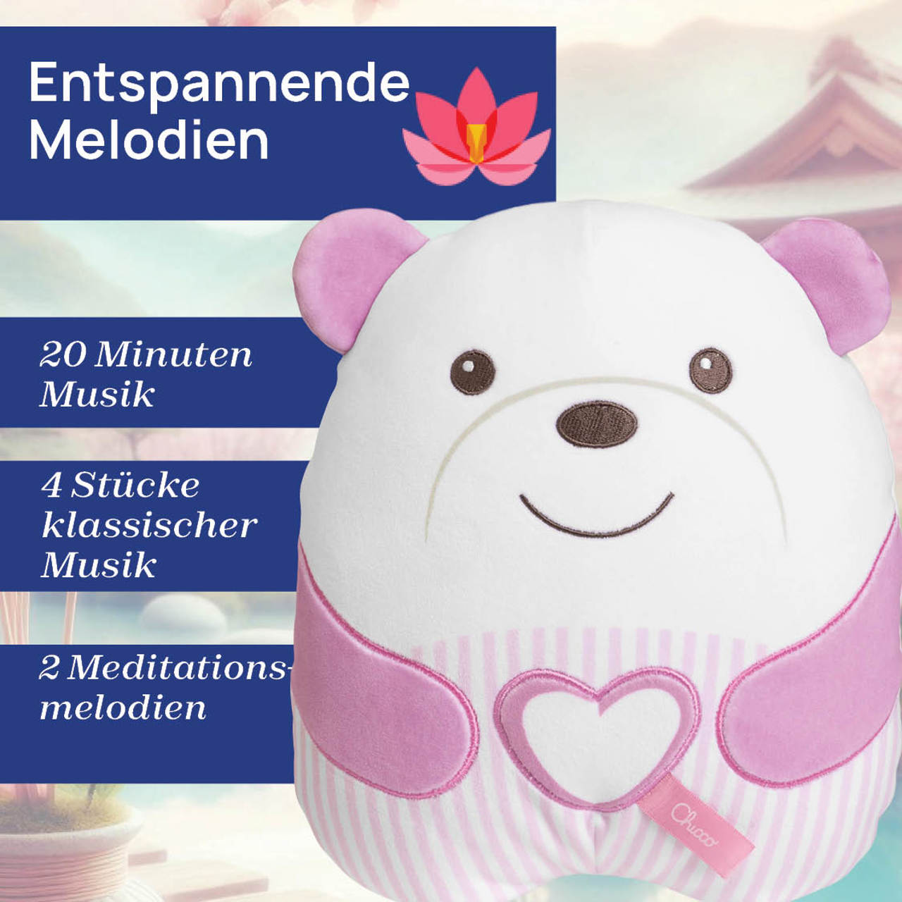 Kuschelbär weich, mit Musik und Licht null - 2