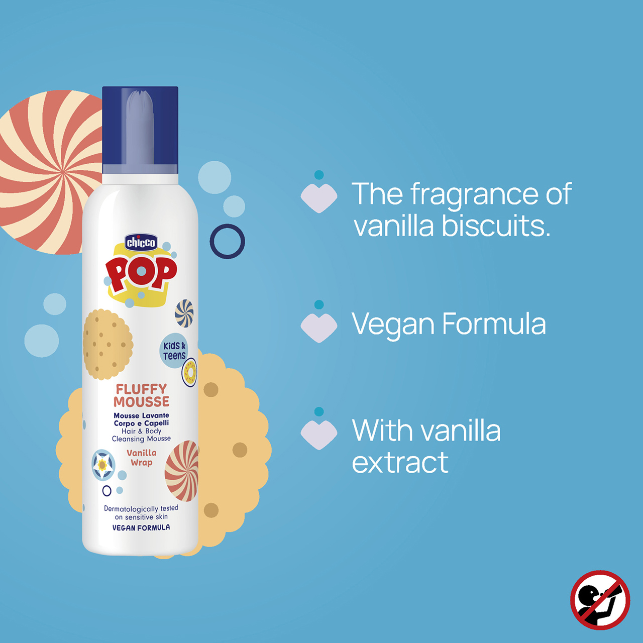 'MOUSSE ESPUMOSA PARA CABELLO Y CUERPO VAINILLA 200ML' null - 3