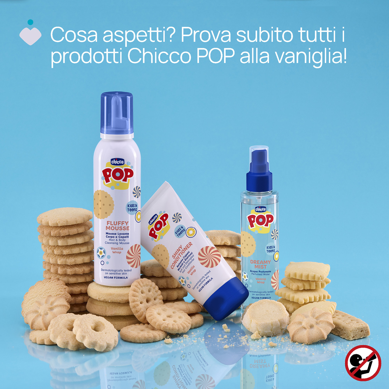 Mousse Lavante Corpo&Capelli Vanilla Wrap 200 Ml Chicco - 5