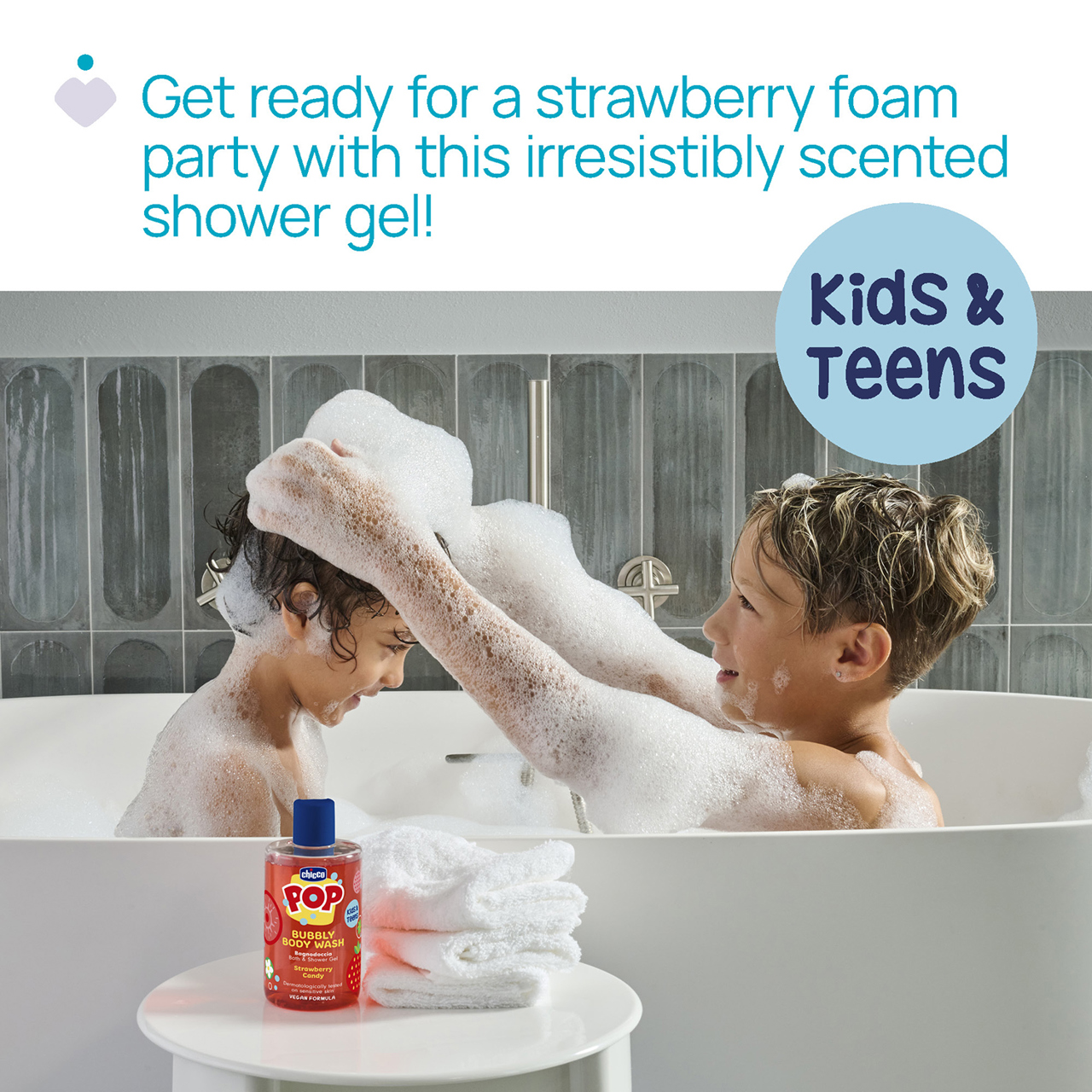 GEL DE BAÑO BUBBLY CANDY DE FRESA 300ML null - 1