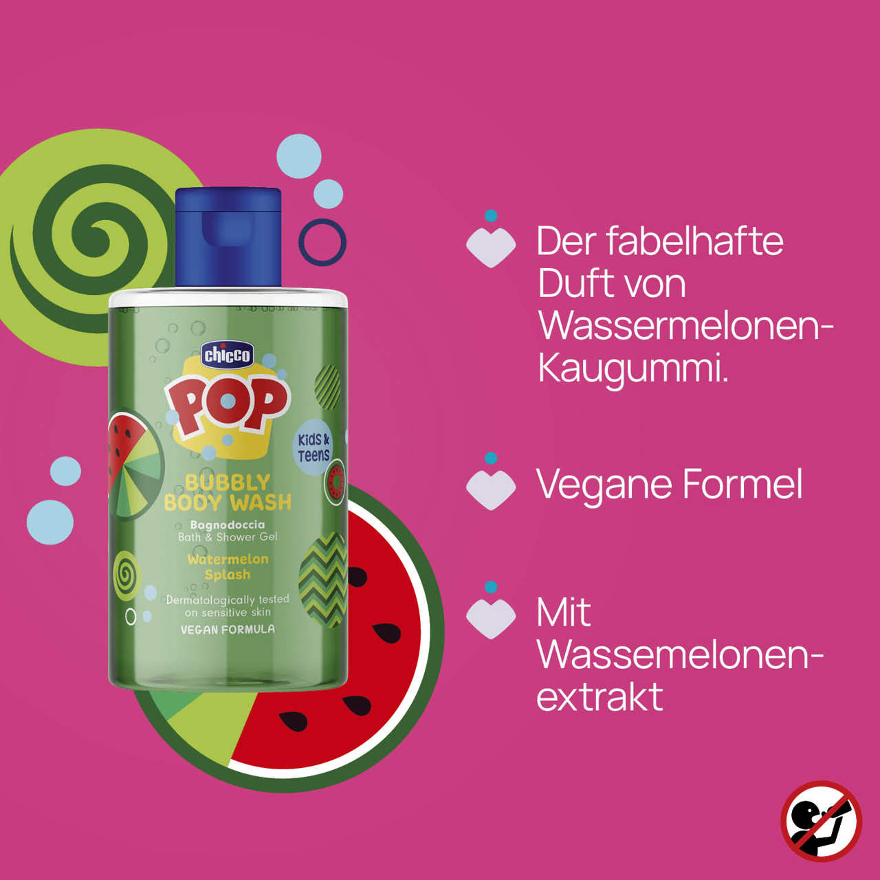 BUBBLY DUSCHGEL WASSERMELONE 300ML null - 3