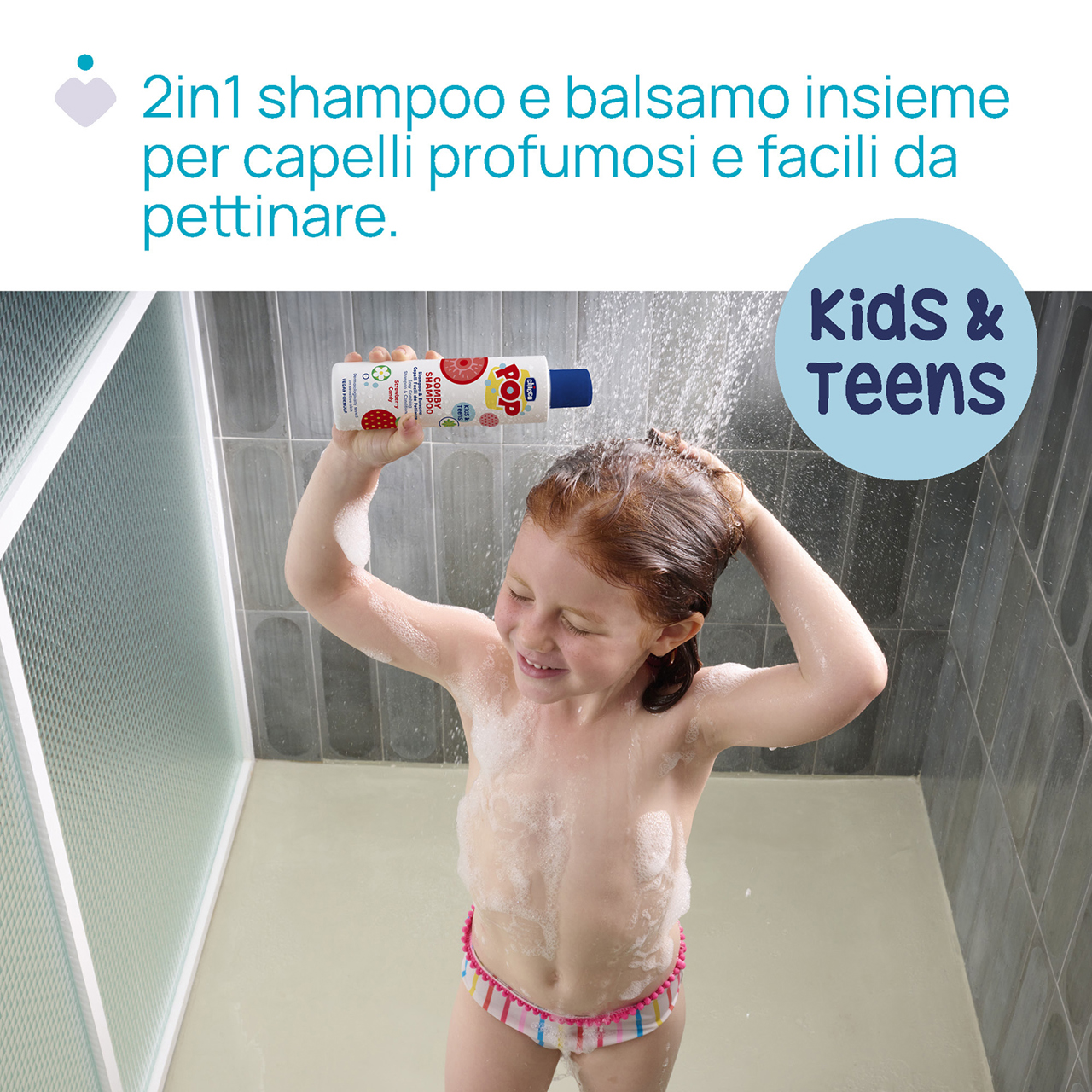 Chicco POP Shampoo&Balsamo Strawberry Candy 250 ml null - 1