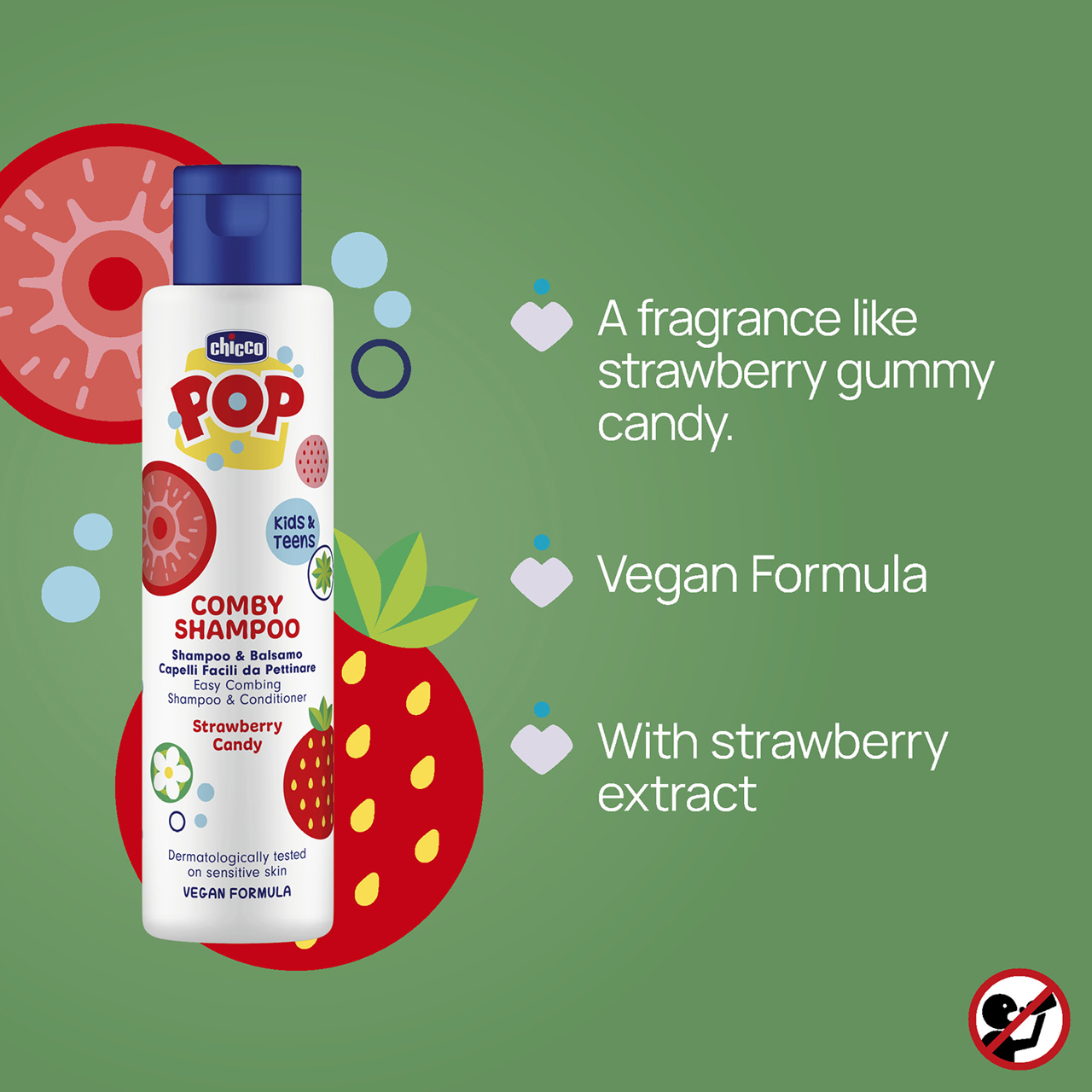 COMBY CHAMPÚ CARAMELO DE FRESA 250ML null - 3