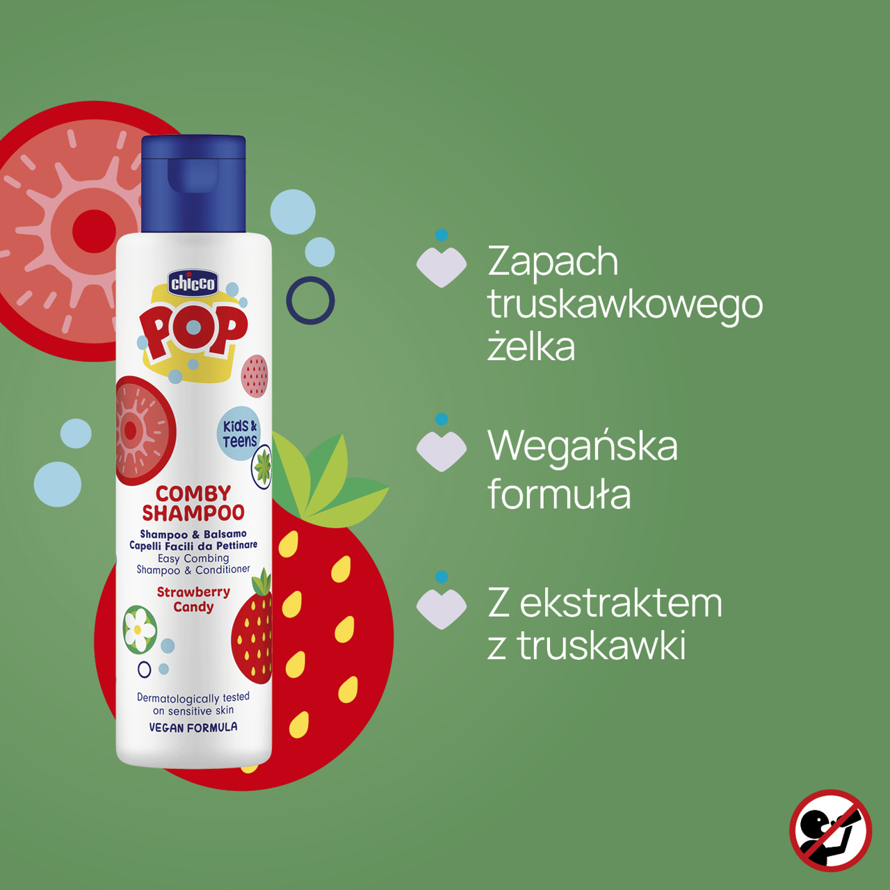 SZAMPON 2W1 TRUSKAWKOWY SORBET 250ML  6L+ null - 4