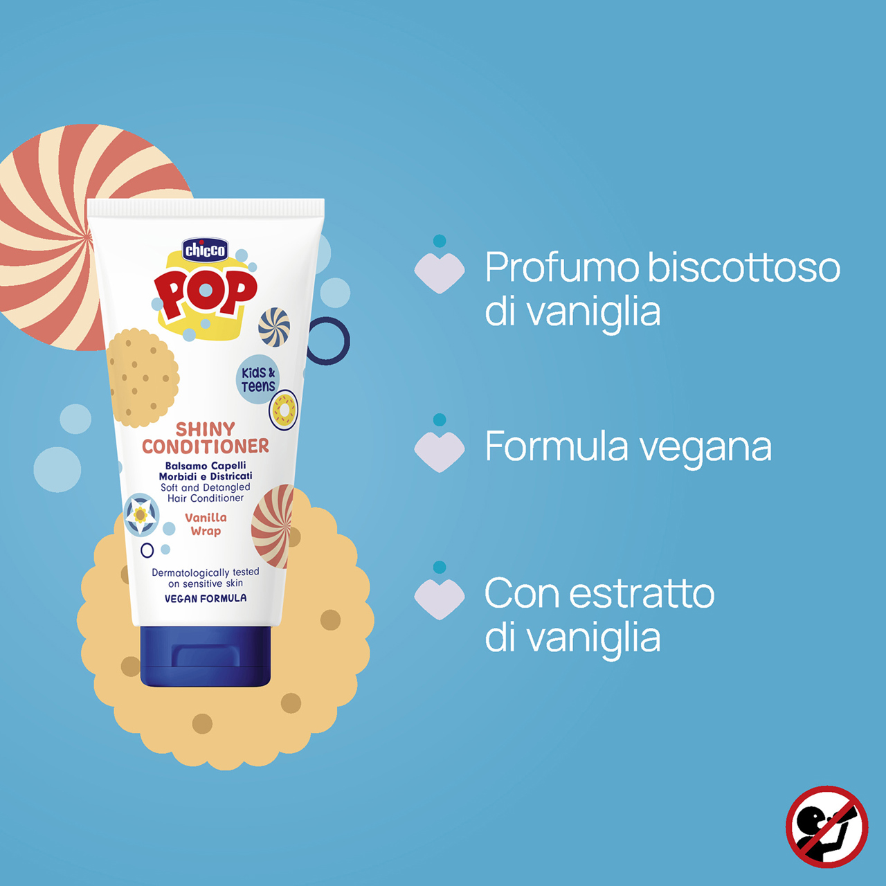 Balsamo Districante Vanilla Wrap 150 Ml  Chicco - 3