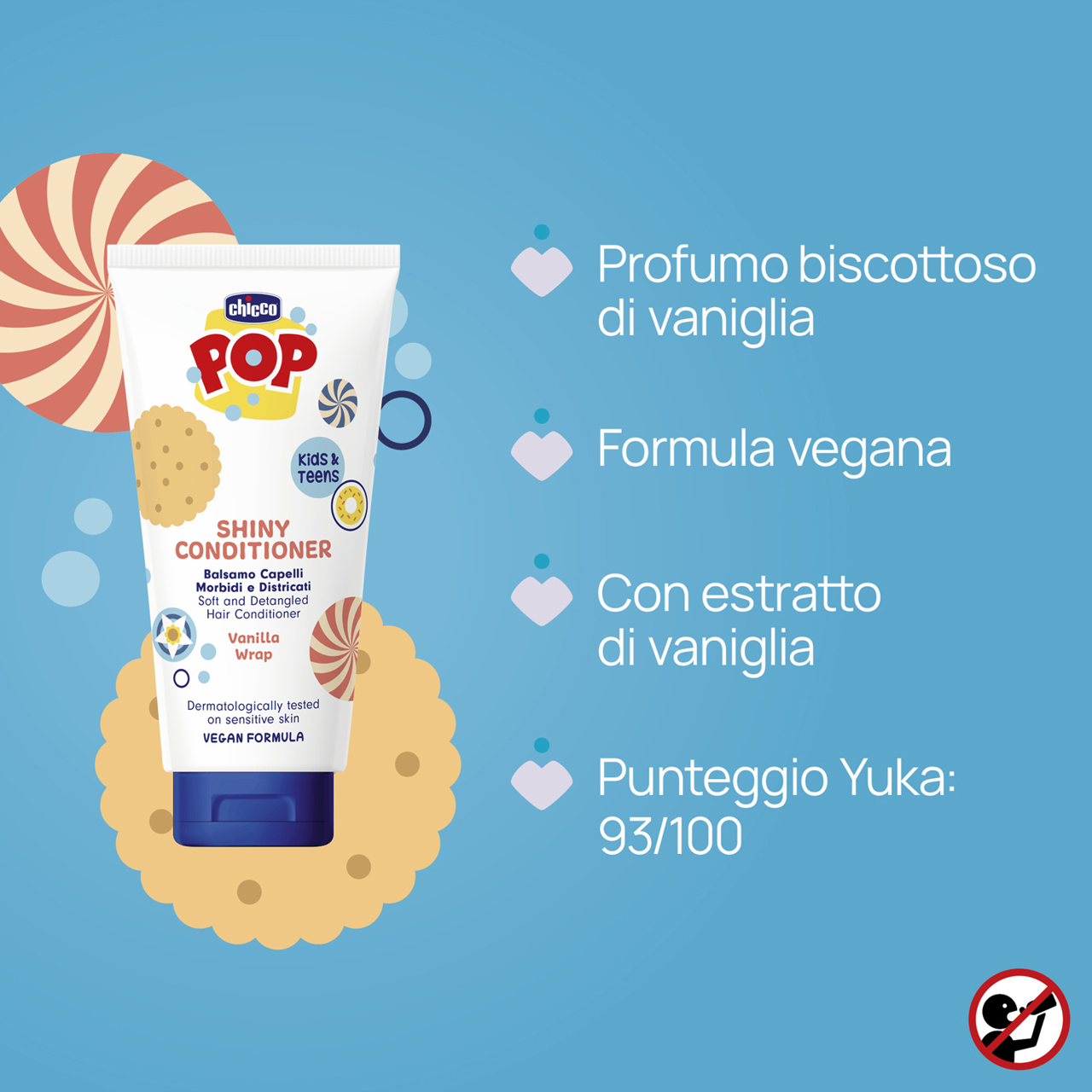 Balsamo Districante Vanilla Wrap 150 Ml  Chicco - 3