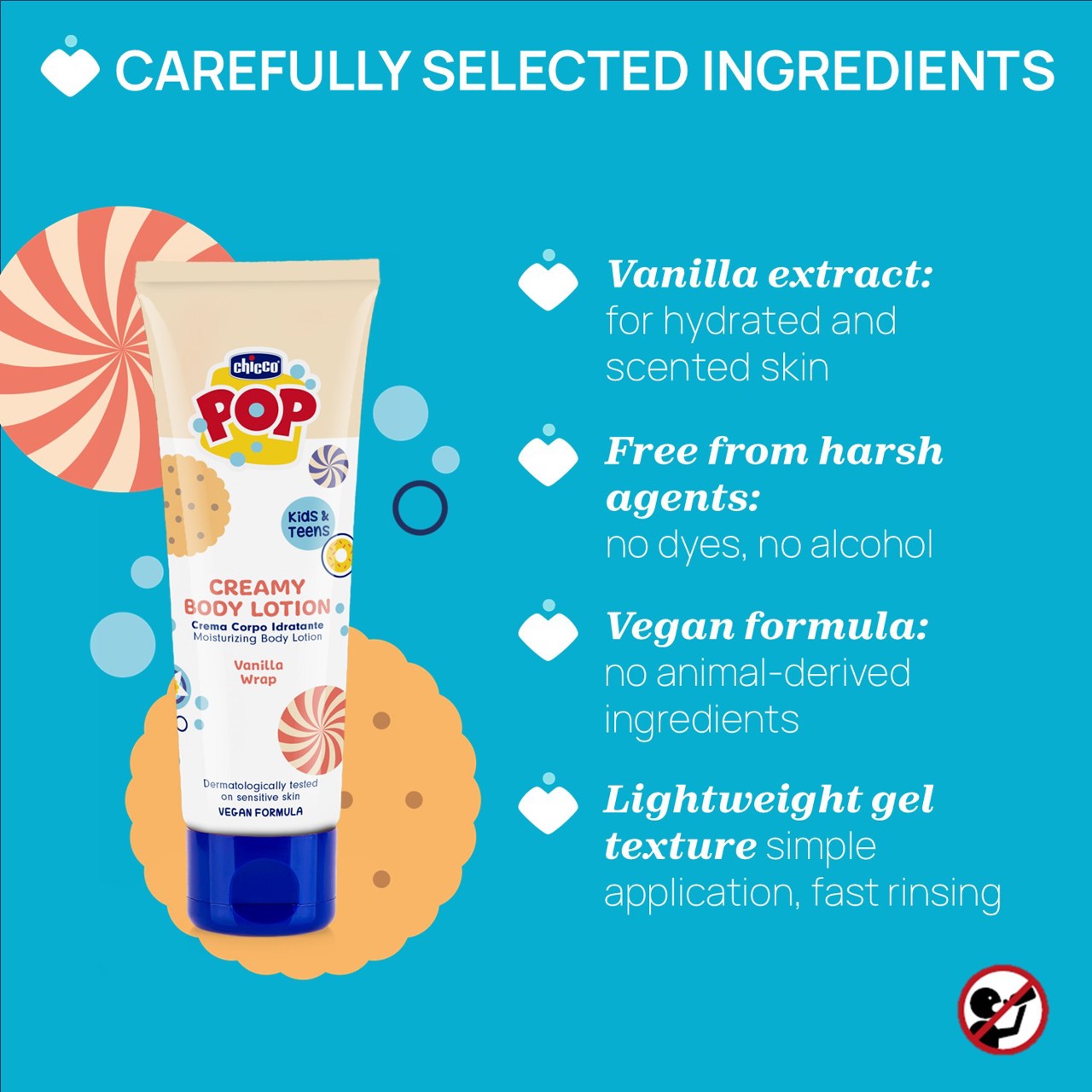 Chicco POP K&ouml;rpercreme Vanille 150ML null - 4