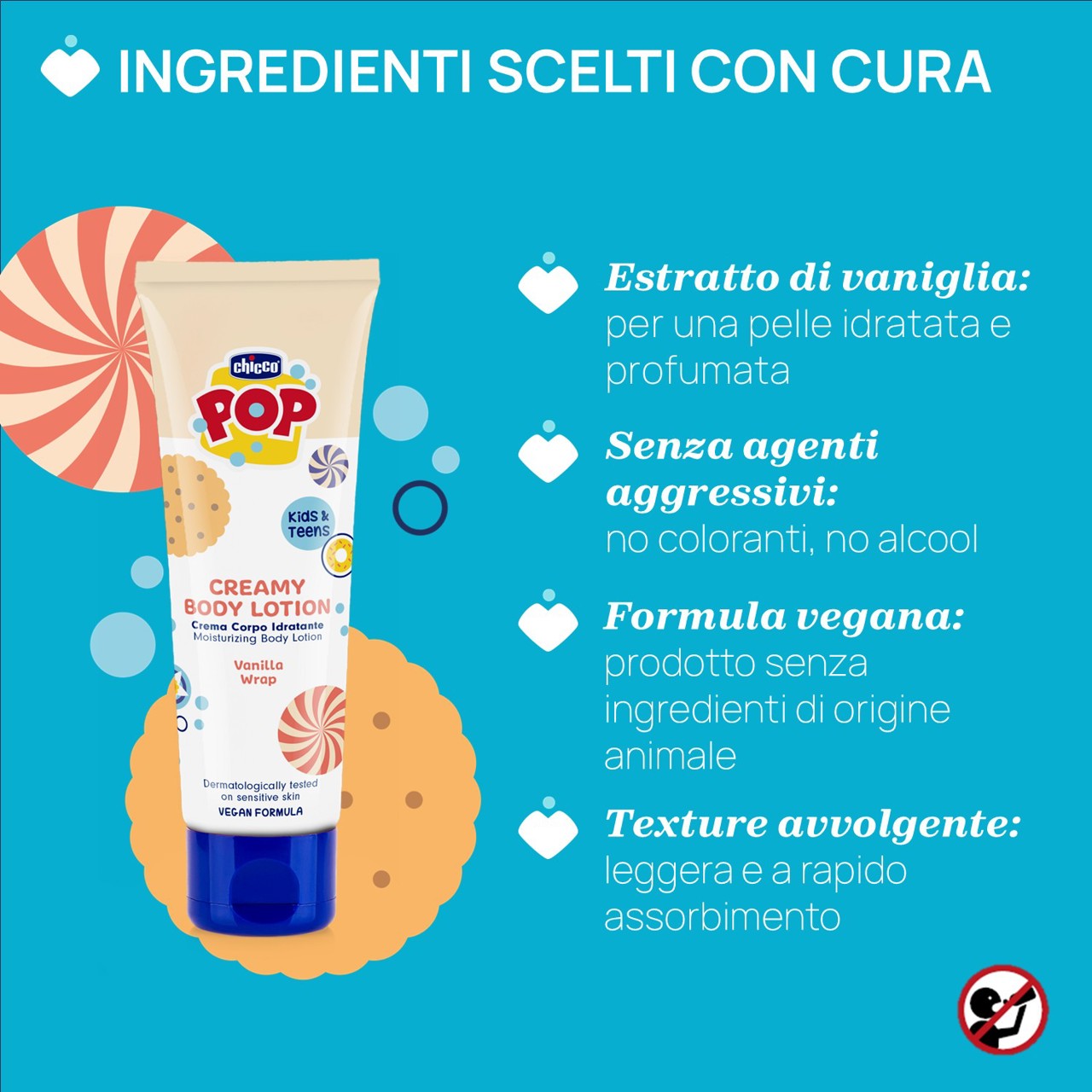 CREAMY CREMA CORPO VANIGLIA 150ML Chicco - 3