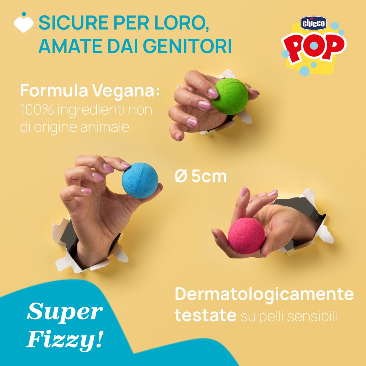 FIZZY BOMBE DA BAGNO 3PZ Chicco - 1