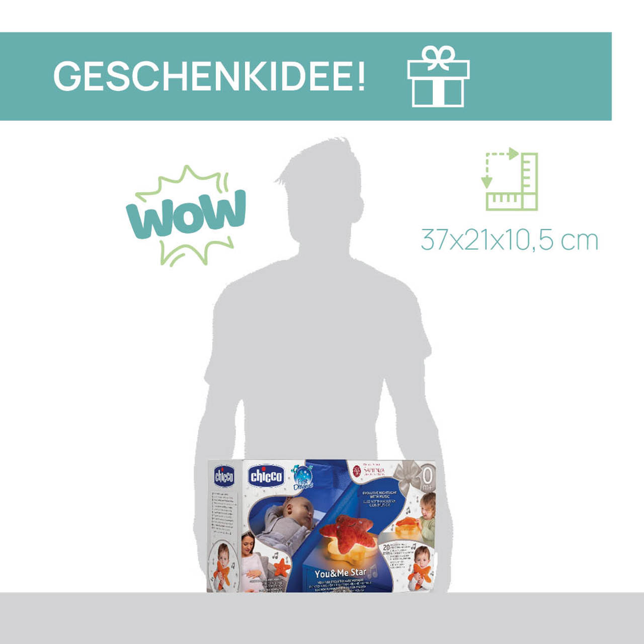 You&Me Nachtlicht begleitet Schwangerschaft und Baby null - 8