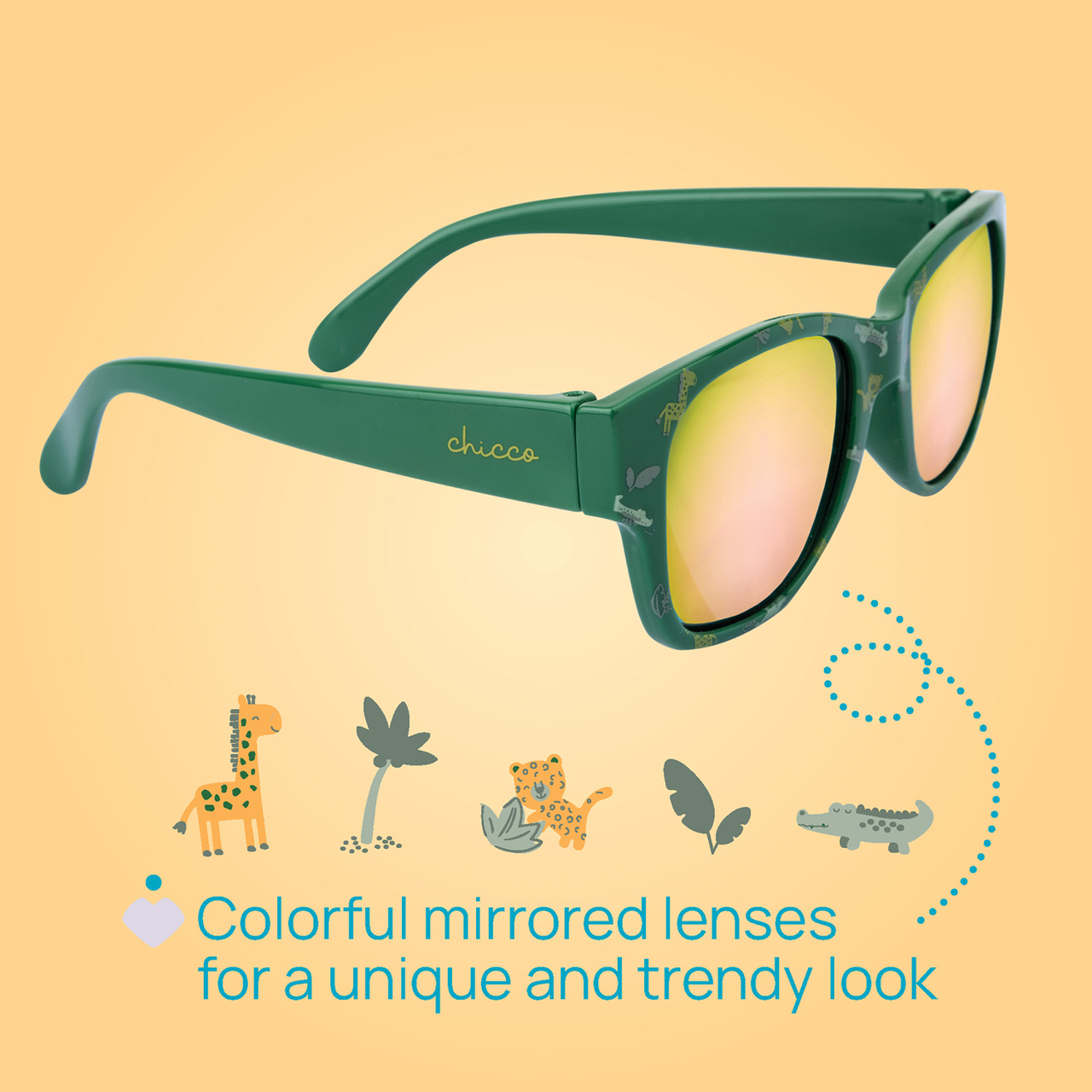 Lunettes de soleil 12m+ effet miroir Chicco - 1