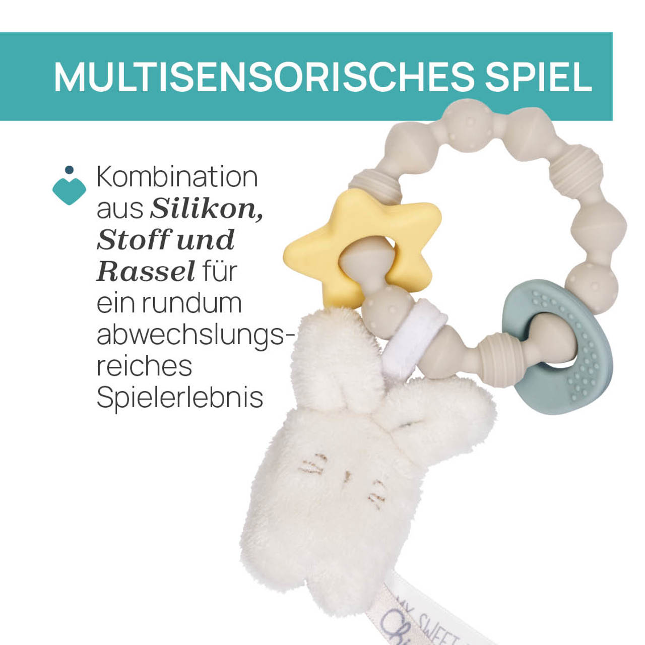 H&auml;schen Greifring Ringe Rassel null - 2