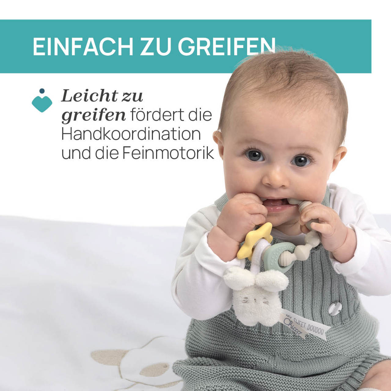 H&auml;schen Greifring Ringe Rassel null - 4