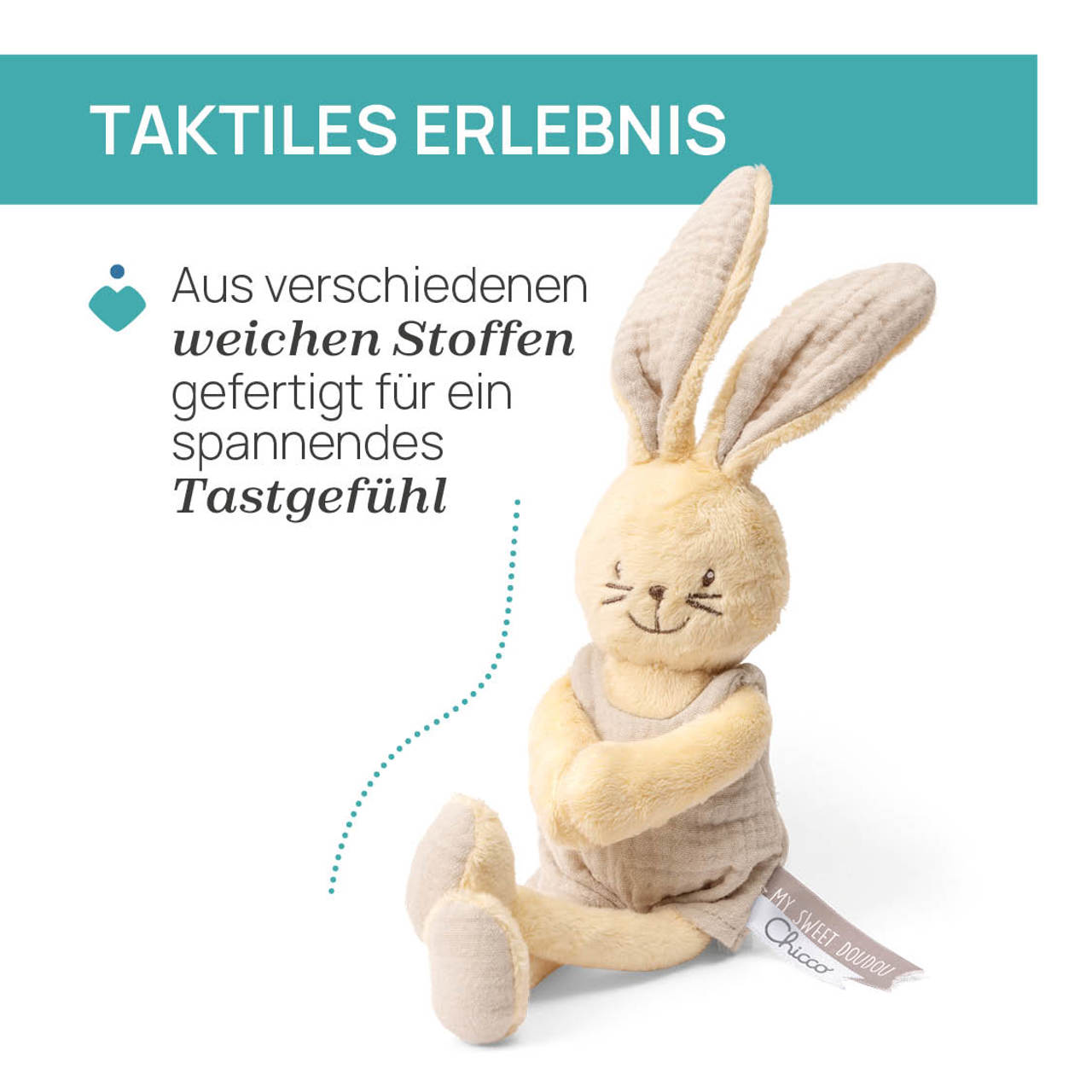 Kuschelhase mit langen Beinen null - 1