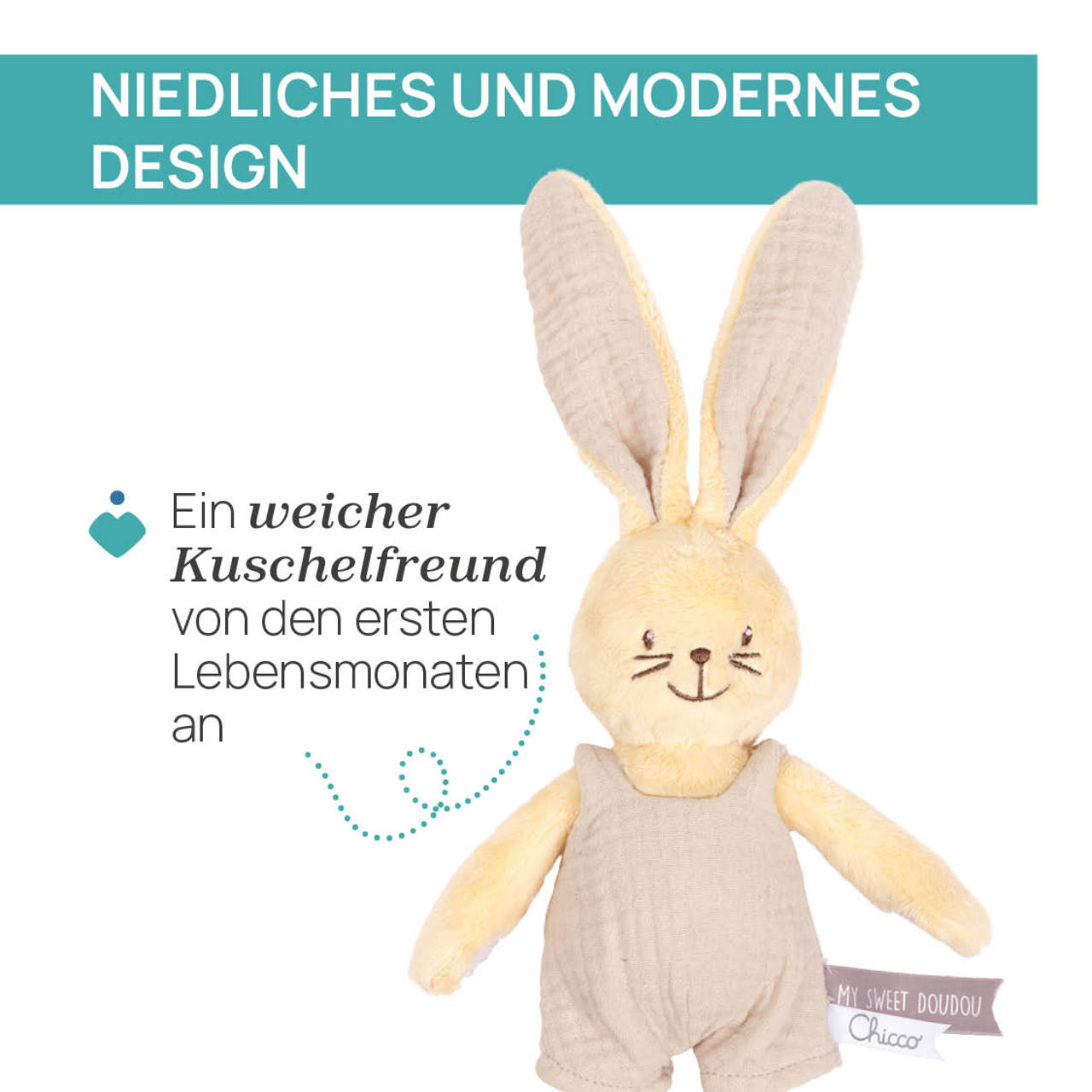 Kuschelhase mit langen Beinen null - 2