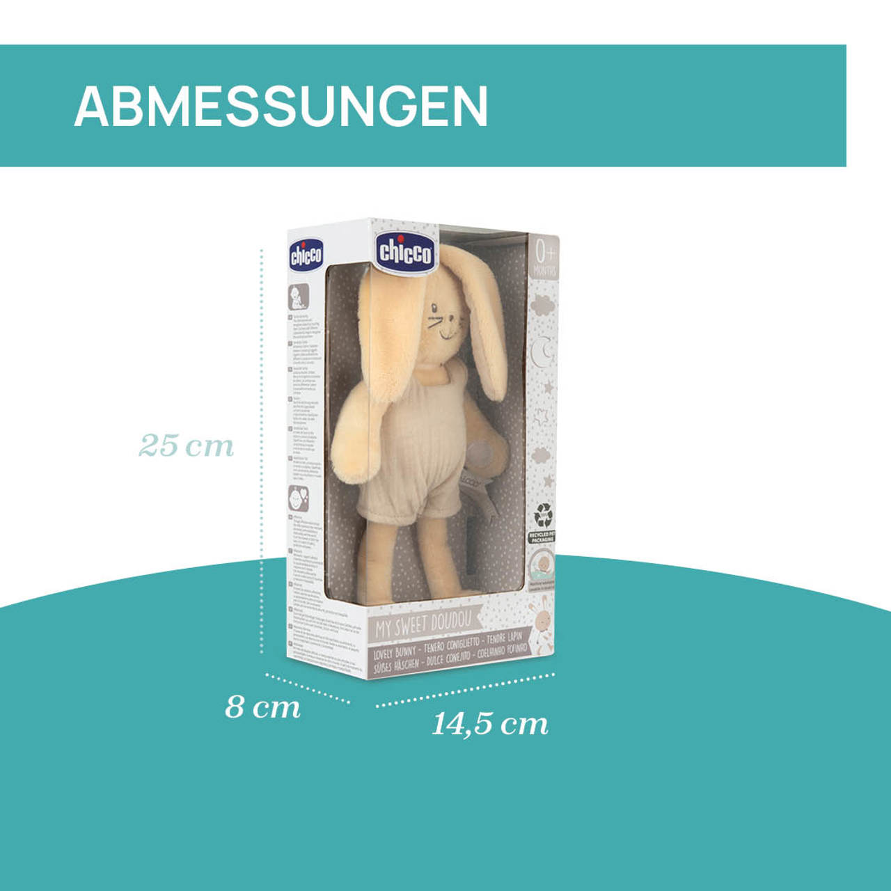 Kuschelhase mit langen Beinen null - 5