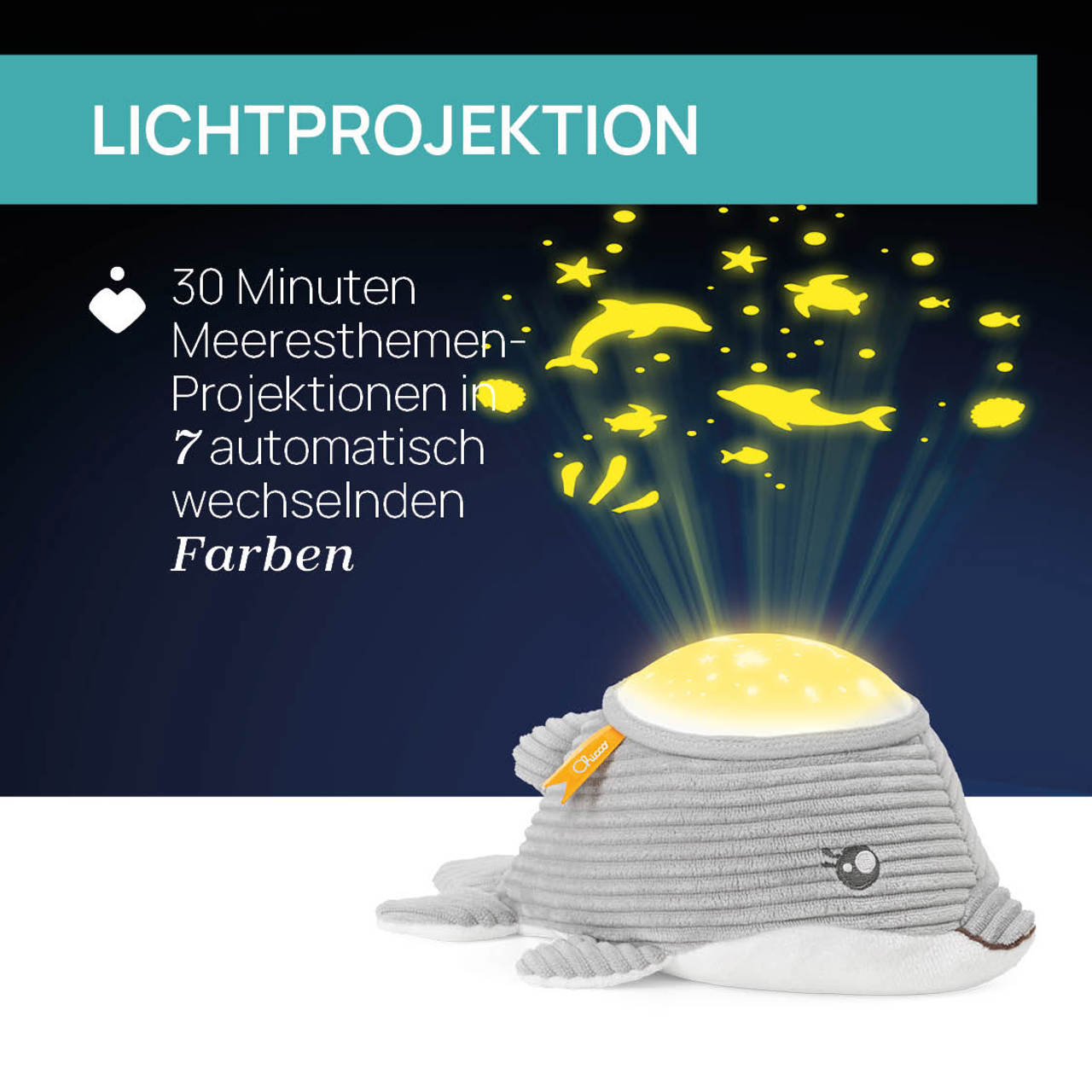 Delfin Gute Nacht Nachtlicht Projektor null - 1
