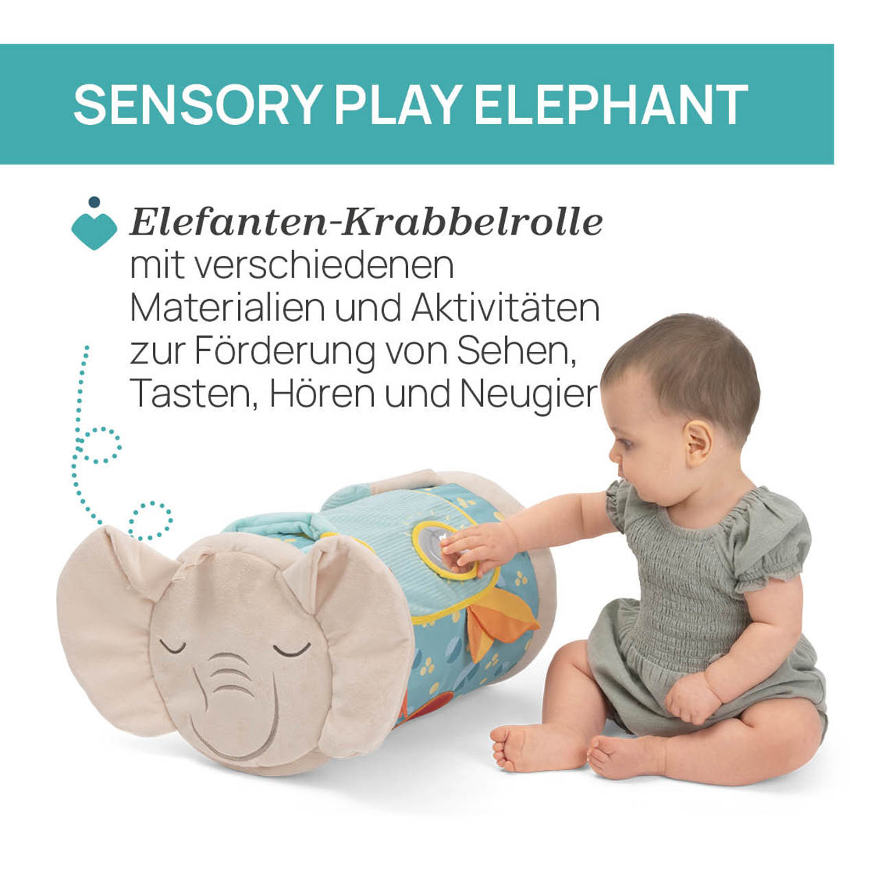 Sensorischer Elefanten-Roller null - 1