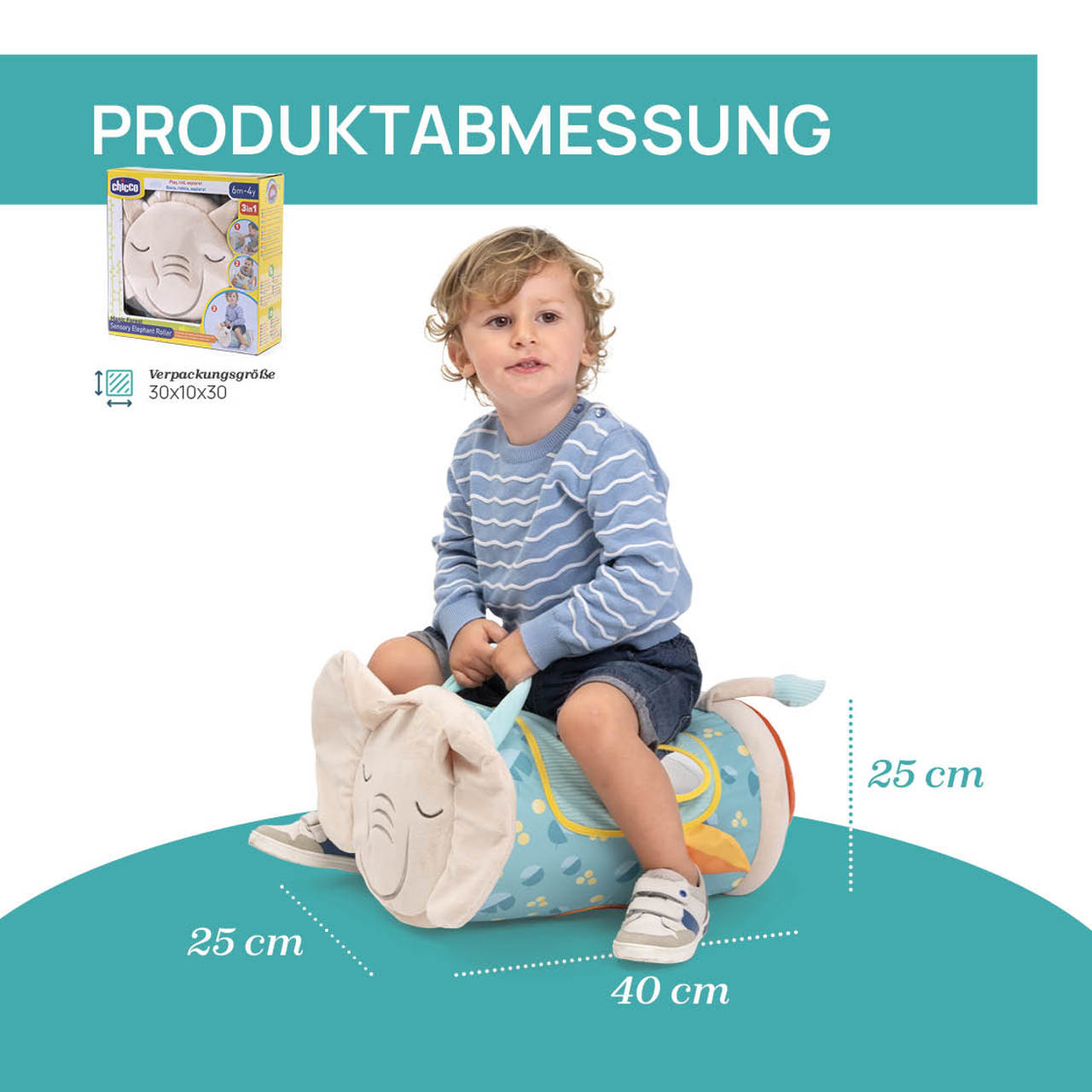 Sensorischer Elefanten-Roller null - 5