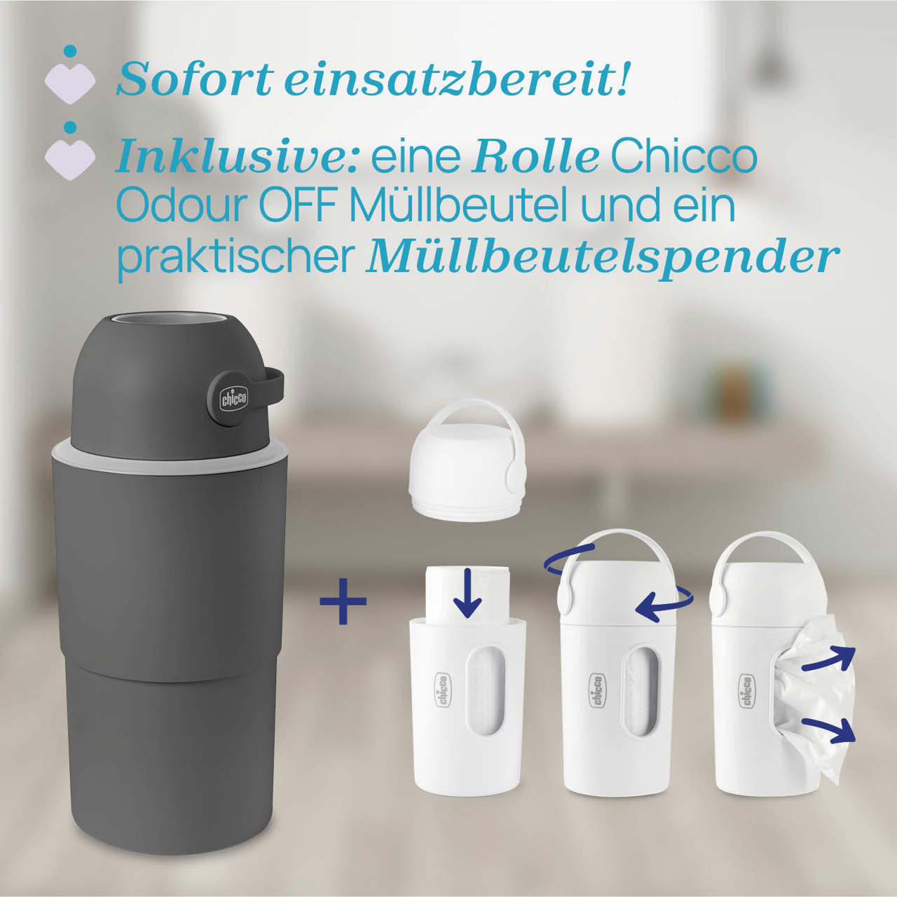 Teleskop Windeleimer XL Odour Off null - 13