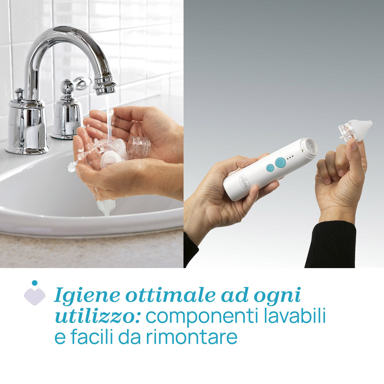 Aspiratore nasale elettrico Physioclean Chicco - 5