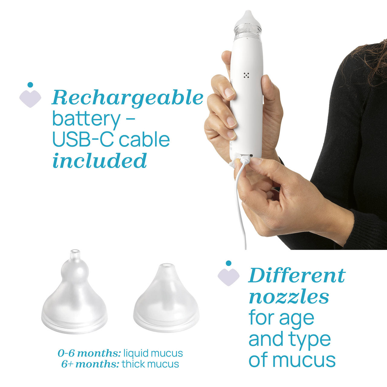 Aspirador nasal el&eacute;ctrico Physioclean Chicco - 2