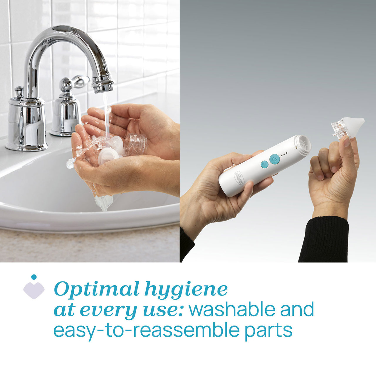 Aspirador nasal el&eacute;ctrico Physioclean Chicco - 5