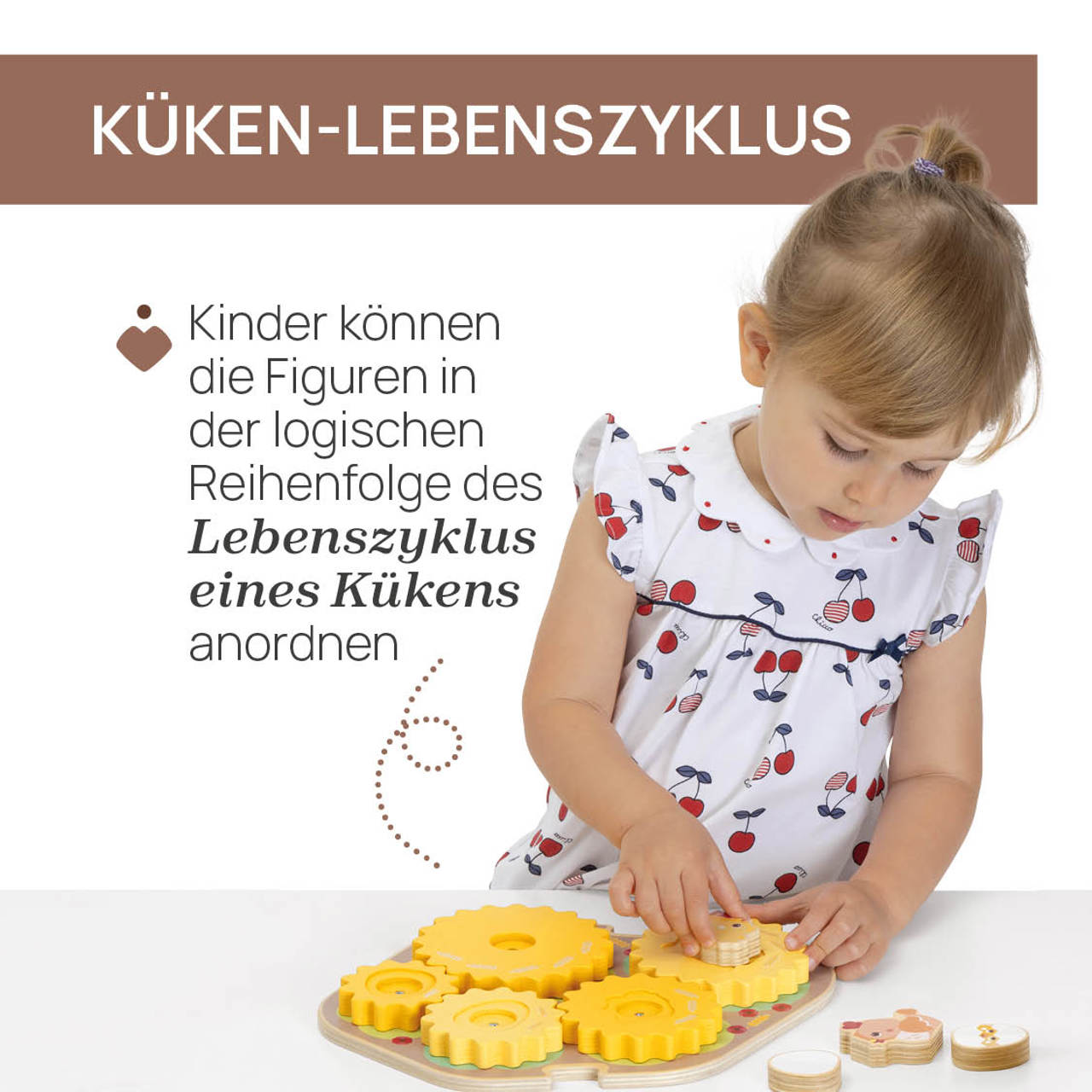 Die H&uuml;hner im Heu - My Wood Friends Holzspielzeug null - 3